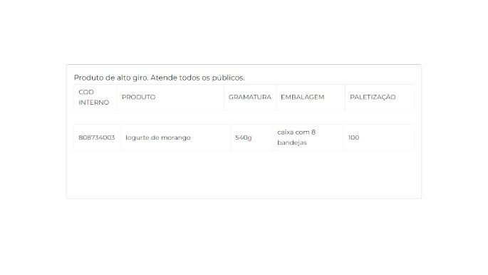 Iogurte parcialmente desnatado com preparado de morango 540g cliente