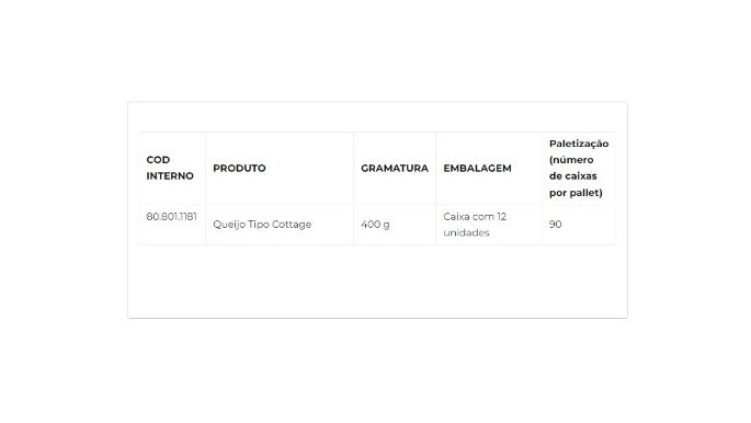 Queijo Tipo Cottage 400g cliente