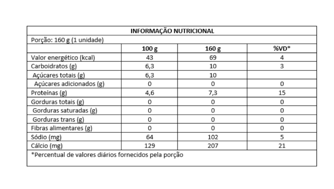 iogurte natural desnatado 160g